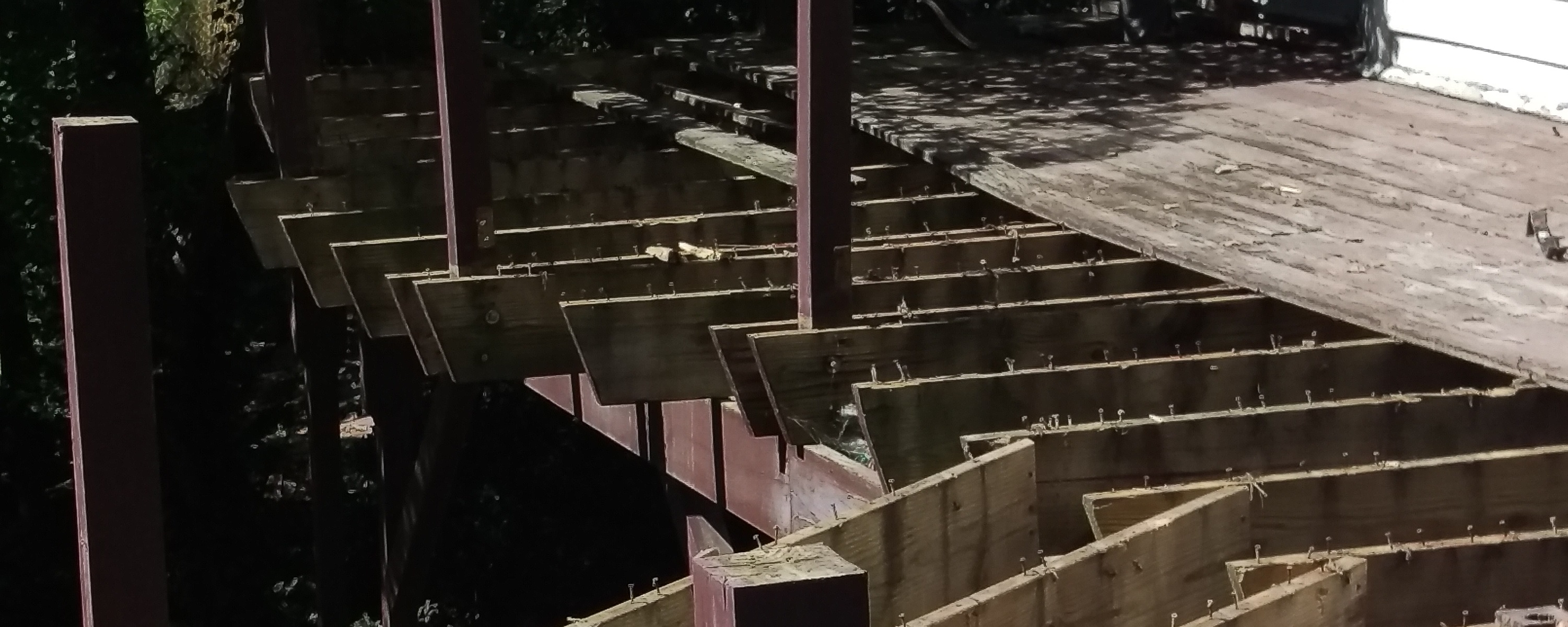 Structural demolition work
